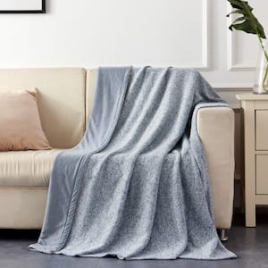 JML Blue Microfiber Knit Twin Size 60x80 Cooling Blanket Cool-Blue-Twin -  The Home Depot