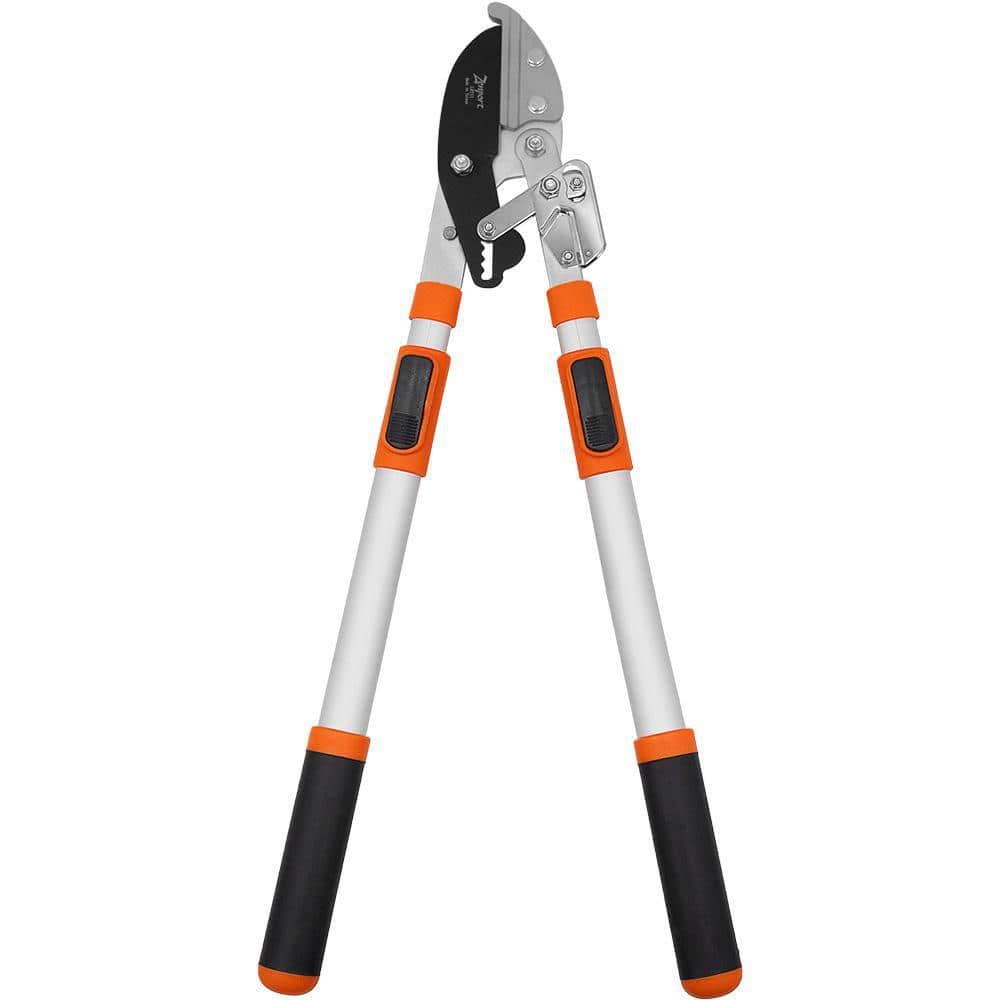 Zenport 30 in. To 42 in. Telescopic Ratchet Anvil Lopper LRT11