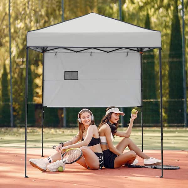 EAGLE PEAK 6 ft. x 4 ft. Instant Pop Up Canopy with Sun Wall