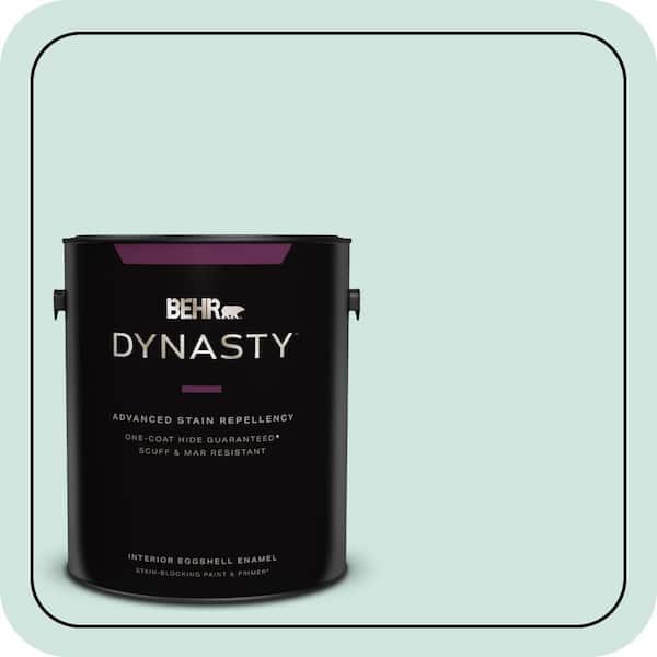 BEHR DYNASTY 1 gal. Home Decorators Collection #HDC-CT-26A Seaglass Eggshell Enamel Interior Stain-Blocking Paint & Primer