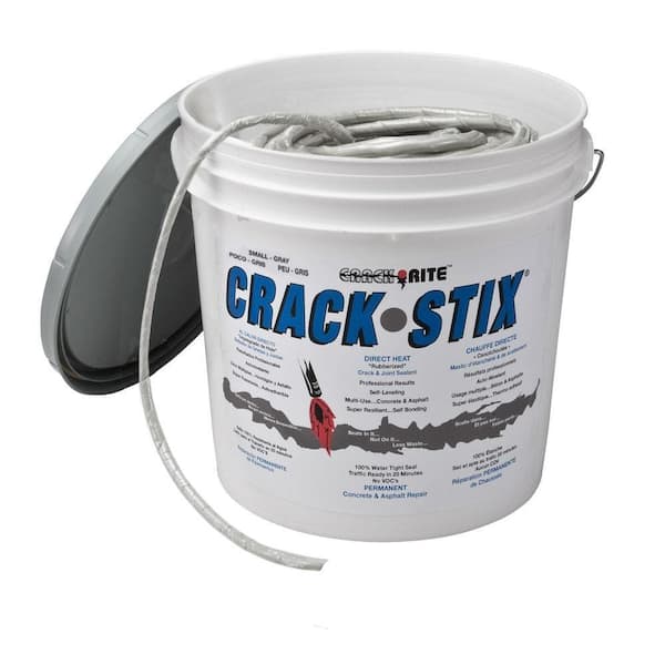 Crack-Stix 12 lb. 225 ft. Small Gray Permanent Concrete Joint and Crack Filler