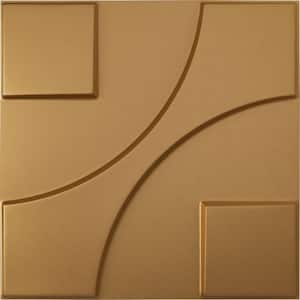 19-5/8-in W x 19-5/8-in H Nestor EnduraWall Decorative 3D Wall Panel Gold