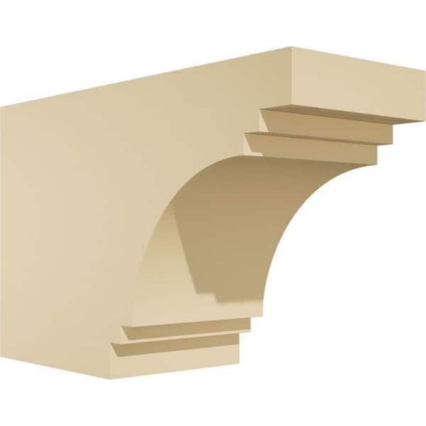 Ekena Millwork Standard Pescadero 6 in. W x 10 in. H x 16 in. D Signature Urethane Rafter Tail Outlooker