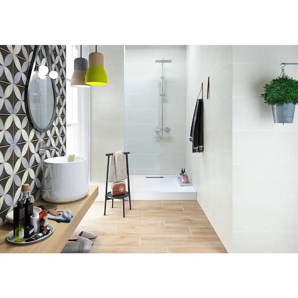 Anabella Saatchi 9 in. x 9 in. Matte Porcelain Floor and Wall Tile (10.76 sq. ft. / box)