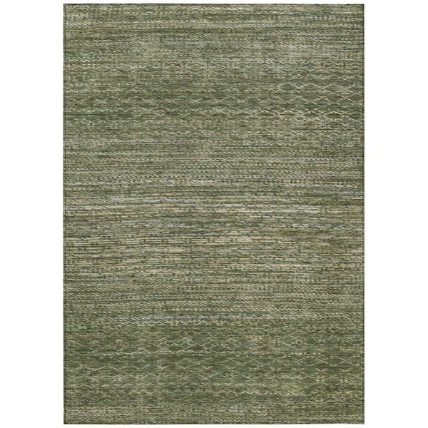 Chantille Machine Washable Indoor/Outdoor Abstract ACN2150 Fern 2 ft. 6 in. x 3 ft. 10 in. Area Rug