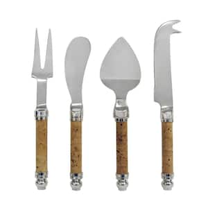 Cheese Knives with Cork Handles (Set of 4)