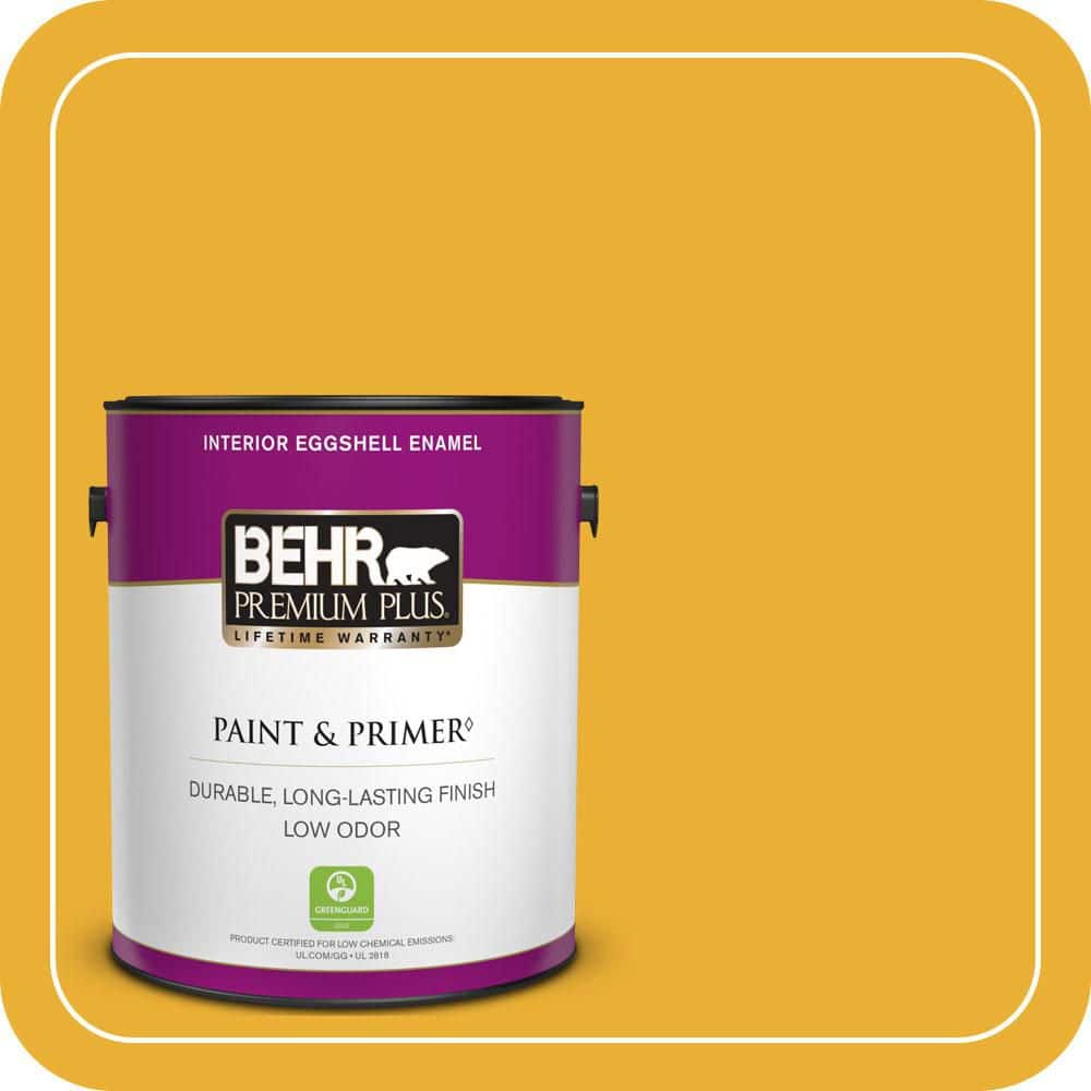 1 gal. #P280-7 Midsummer Gold Eggshell Enamel Low Odor Interior Paint & Primer price history on PriceWatchPro