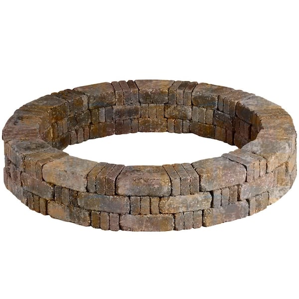 Pavestone RumbleStone 59 in. x 10.5 in. Tree Ring Kit in Sierra Blend