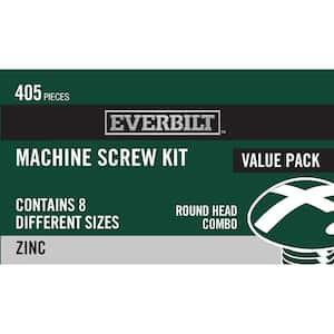 405-Piece Zinc-Plated Machine Screw Kit