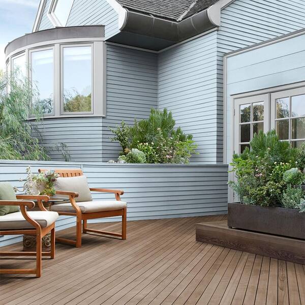 BEHR - 1 gal. #M510-1 Blue Me Away Solid Color House and Fence Exterior Wood Stain