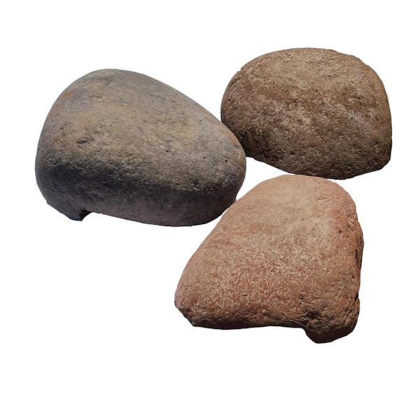 M-Rock Traditional 5 in. x 12 in. x 19 in. Meherrin River Stone Concrete Stone Veneer Corners (6 lin. ft./bx)