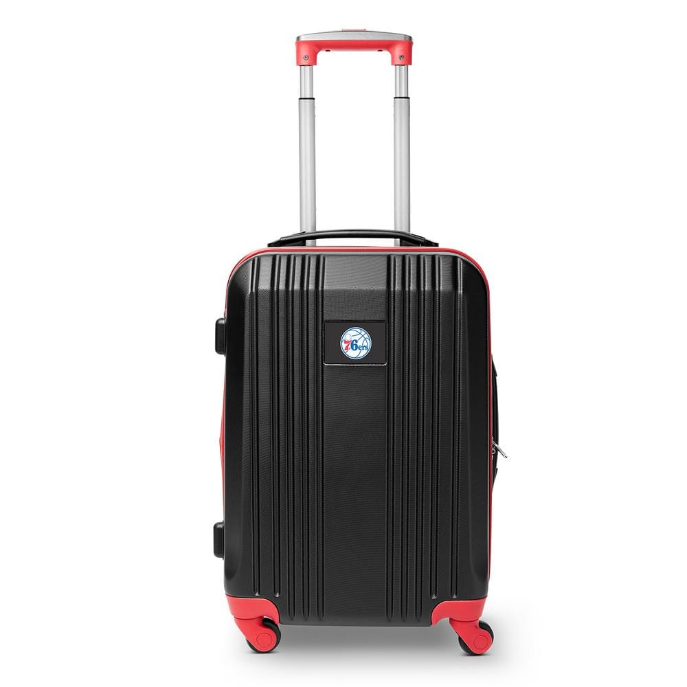 Denco NBA Philadelphia 76ers 21 in. Hardcase 2Tone Luggage CarryOn