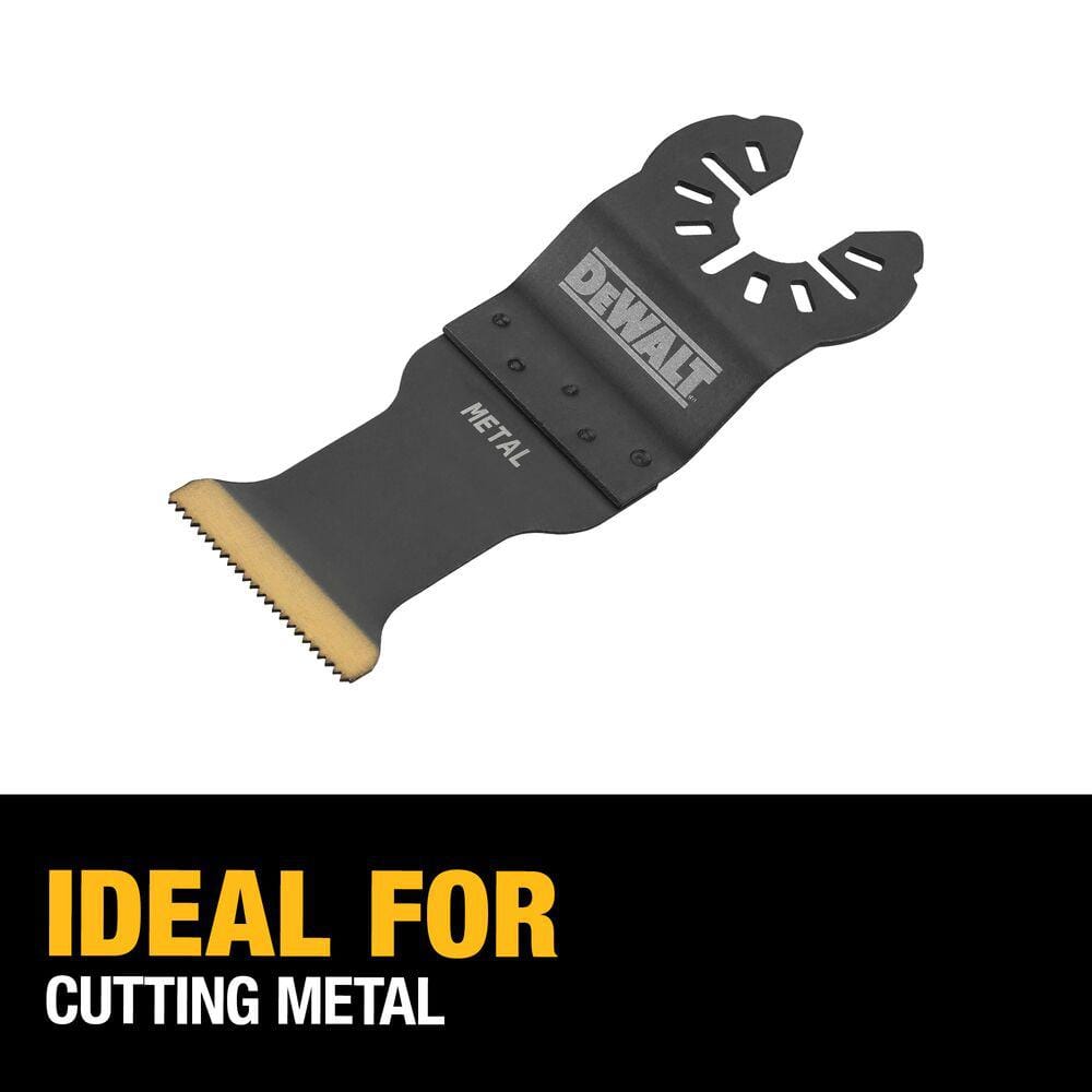 DEWALT Oscillating Titanium Nitride Coated Metal Blade DWA4209 The Home Depot