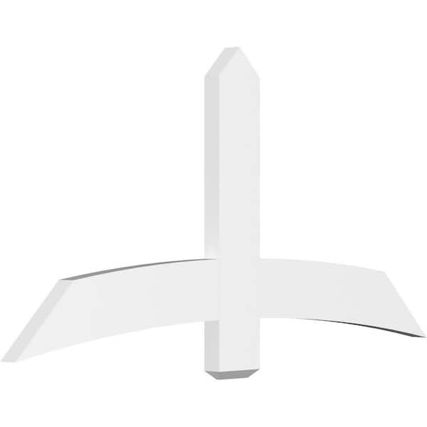 Ekena Millwork Bellingham 60 in. W x 30 in. H x 2 in. D Signature Polyurethane Bracket