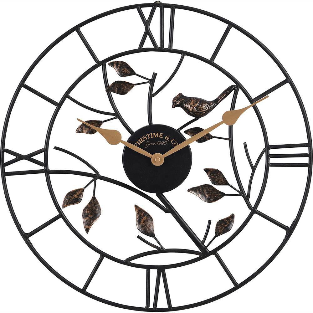 FirsTime & Co. Treetop Bird Outdoor Clock 31119