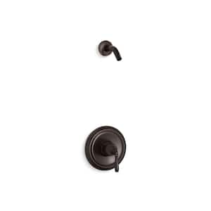 Devonshire 1-Handle Wall Mount Shower Valve Trim Kit in Oil-Rubbed Bronze with Rite-Temp Technology (Valve Not Included)