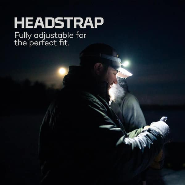 NAKCNM LED Head Torch Rechargeable With Motion Sensor And Red Warning Rear Light, 15000 Lumens Super Bright Headtorch Head Touch Tourch, 3 Light Modes 90° Adjustable Headlamp Headlights Waterproof - View #5