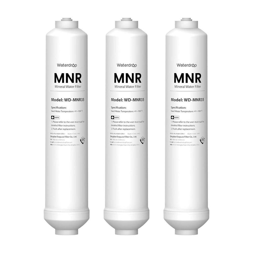 WD-MNR35 Remineralization Filter, 1/4 in. Quick Connect Mineral Filter for Reverse Osmosis System G3, G2, D6, G2,3 Packs price history on PriceWatchPro