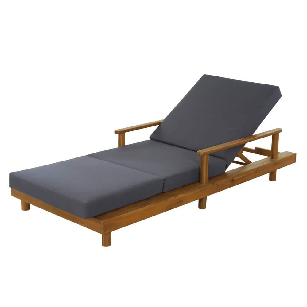 CHRISTOPHER KNIGHT HOME Preston Teak Finish Solid Wood Adjustable Patio ...