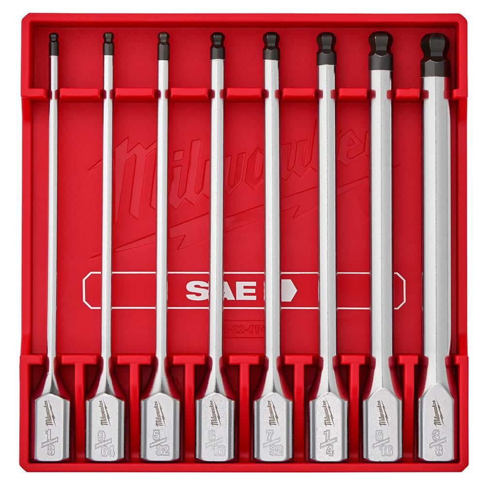 "8pc 3/8"" Drive Long Ball End Hex Bit Socket Set-SAE" price history on PriceWatchPro