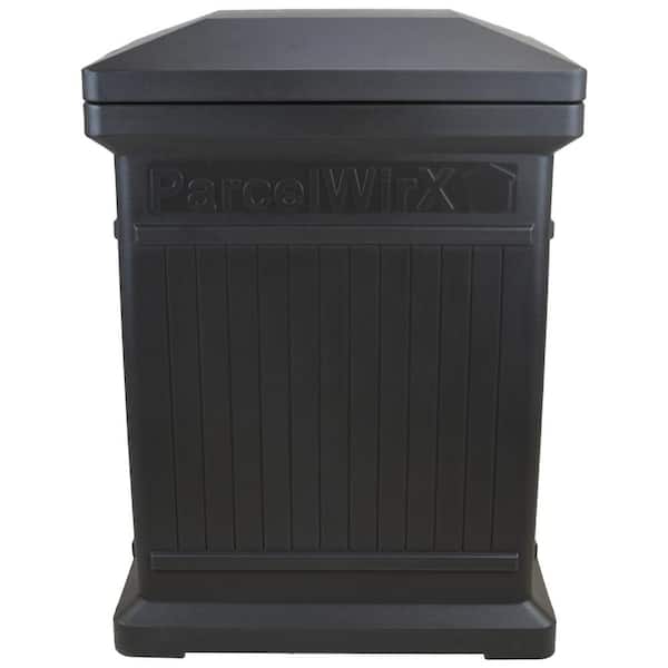 RTS Home Accents ParcelWirx Graphite Vertical Package Delivery Box