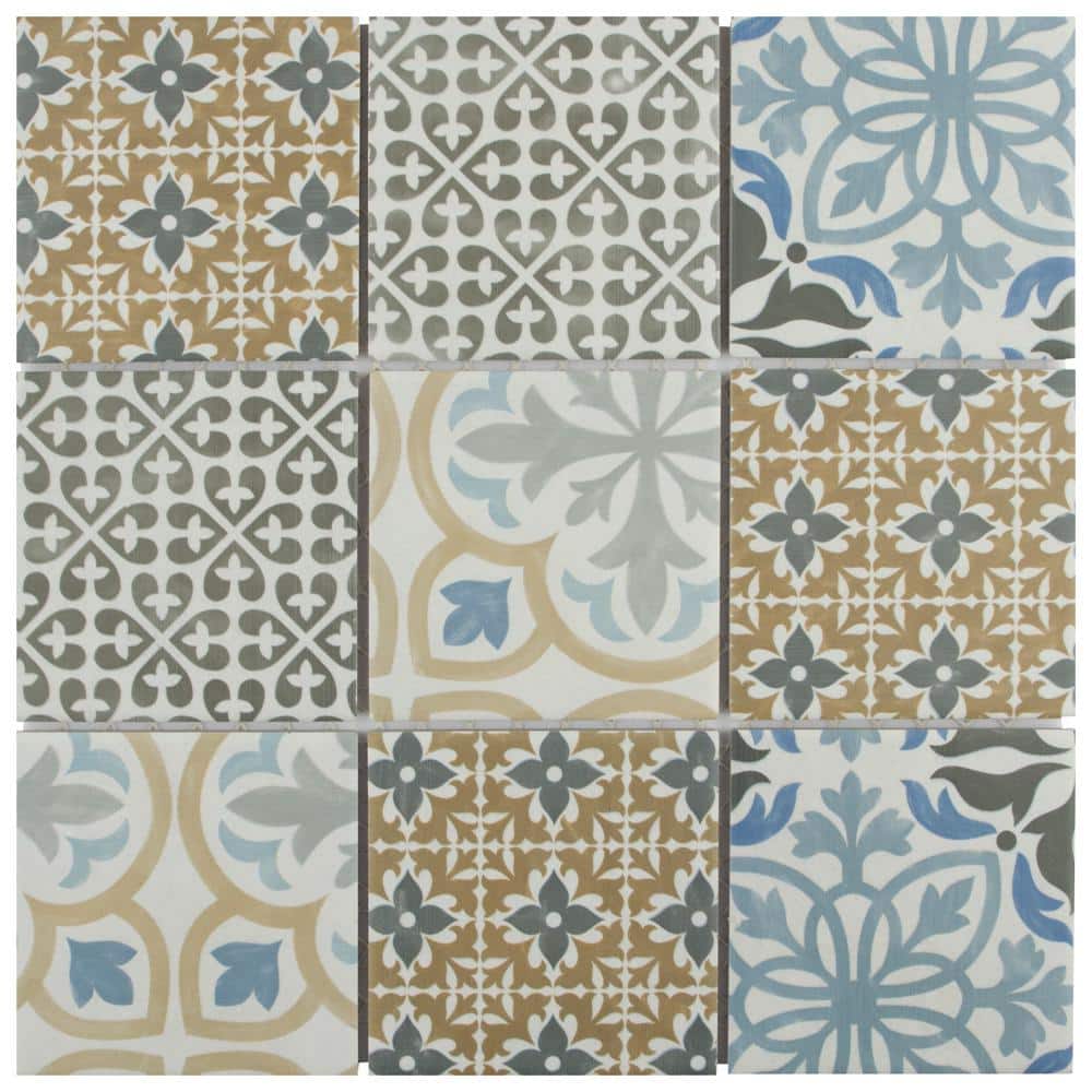 Porto Capri Hex 6 in. x 6 in. Porcelain Mosaic Take Home Tile Sample price history on PriceWatchPro