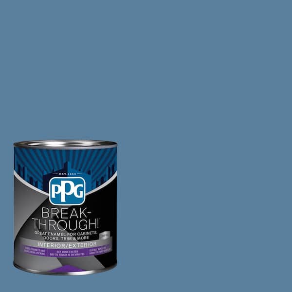 1 qt. PPG1160-5 Blue Beads Satin Door, Trim & Cabinet Paint