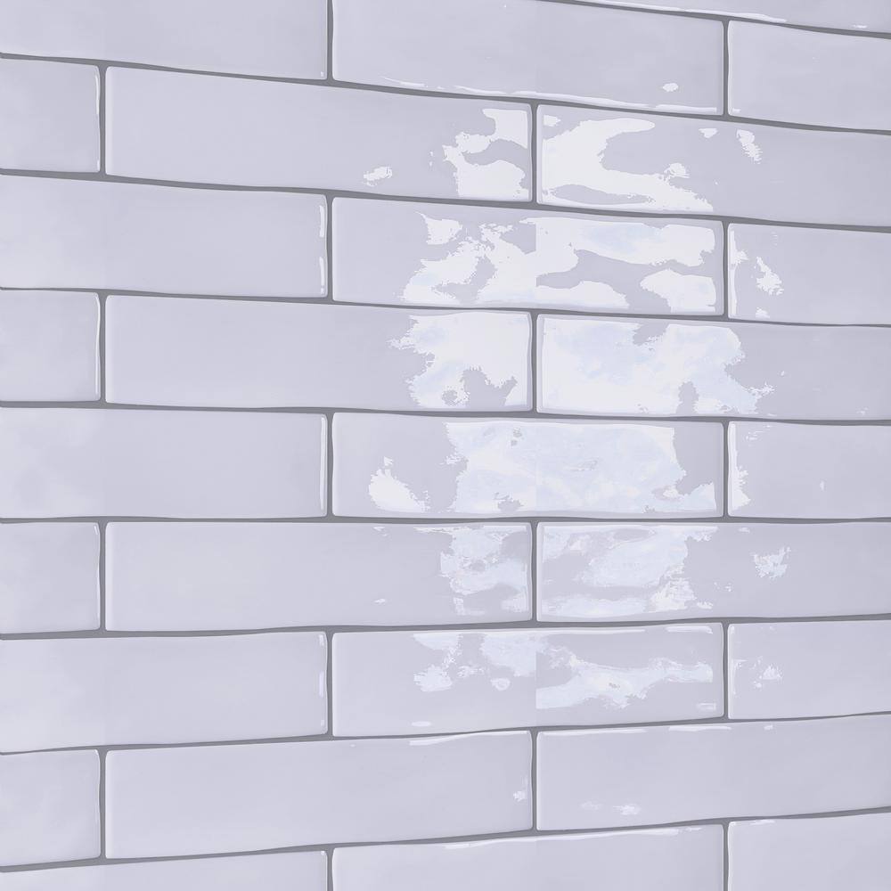 White Glossy Ceramic 3x12 Subway Wall Tile