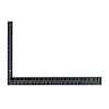 POWERTEC 24 in. x 16 in. Steel L Shaped Framing Square with Rafter ...