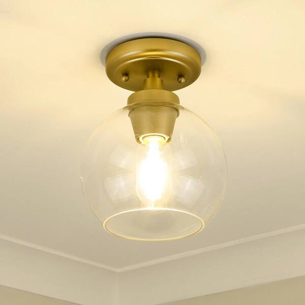 Golden Lighting Galveston 7 25 In 1 Light Brushed Champagne Bronze Flush Mount 4855 Fm Bcb Clr The Home Depot Golden Lighting Galveston 7 25 In 1, Champagne Bronze Flush Mount Light Fixture