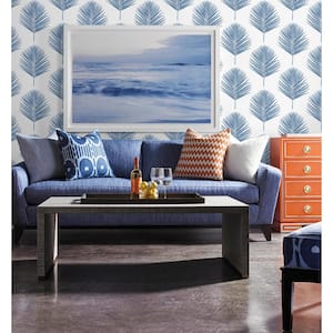 Luxe Haven Coastal Blue Maui Palm Peel and Stick Wallpaper (Covers 40.5 sq. ft.)