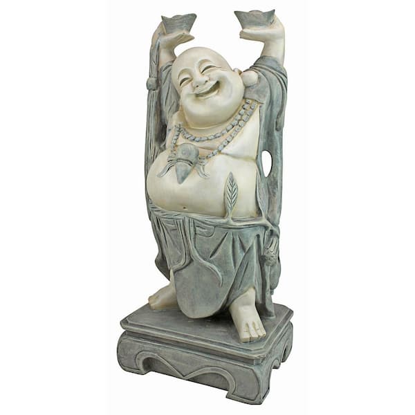 Design Toscano 25 in. H Jolly Hotei Buddha Statue