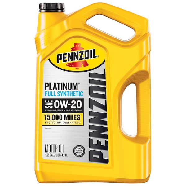 Platinum SAE 0W-20 Full Synthetic Motor Oil 5 Qt.