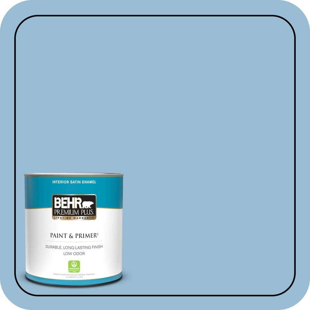 1 qt. #PPU14-11 Gentle Sky Satin Enamel Low Odor Interior Paint & Primer price history on PriceWatchPro