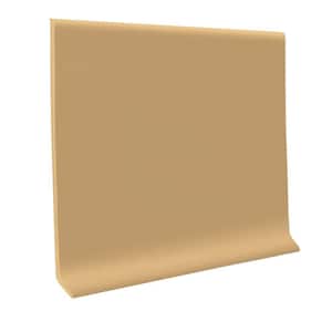 Vinyl 4 in. x 0.080 in. x 48 in. Flax Vinyl Wall Cove Base (30 pieces)