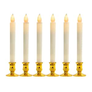 10.83 in. Flameless Candle Set (6-Pack)