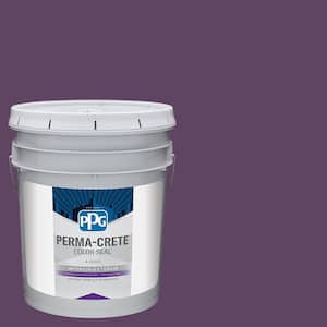 Color Seal 5 gal. PPG1177-7 Pansy Petal Satin Interior/Exterior Concrete Stain