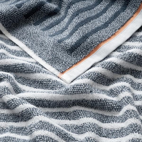 Company Cotton Melange Stripe Reversible Cotton Bath Towel