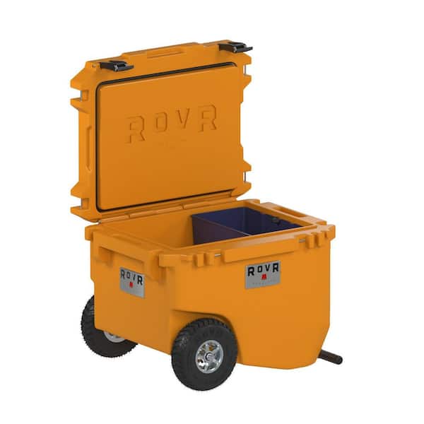 RollR 60 qt. Wheeled Hard Cooler with Tow Handle (COPPER)