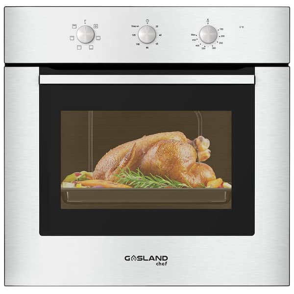 GASLAND Chef 24 in. Built-In Single Electric Wall Oven in Stainless Steel, CSA certified