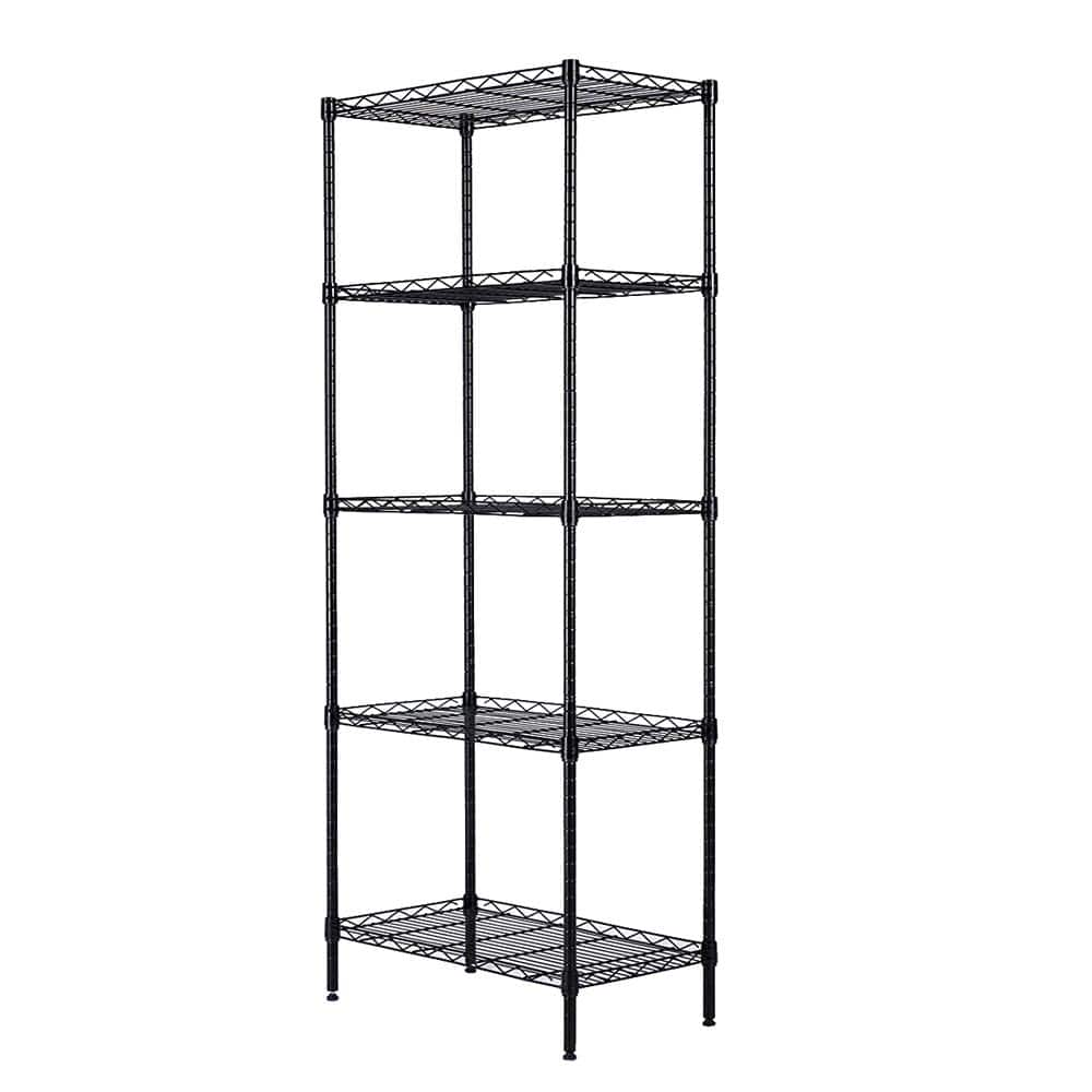 Rectangular Wooden Kitchen Storage Rack, Shelves: 5, Size/Dimensions: 9x5x1  Feet