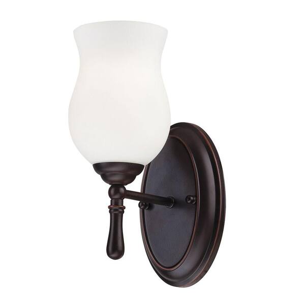Eurofase Regency Collection 1-Light Oil Rubbed Bronze Wall Sconce-DISCONTINUED