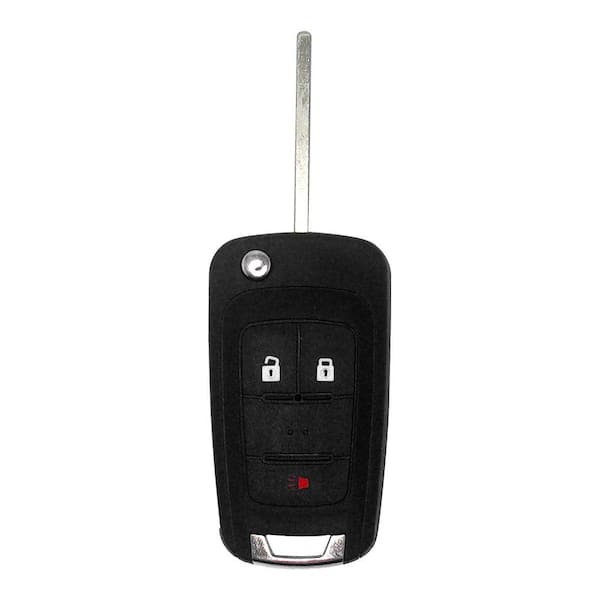Simple Key Programmer with 3-Button Flip Remote Fob for Select Buick, Chevrolet and GMC - Lock, Unlock, Panic