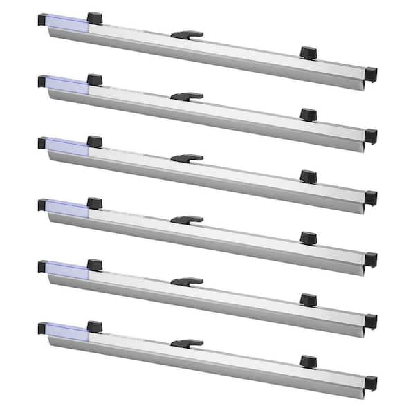 24 In. Blueprint Clamps, Aluminum Binding Strips for Blueprints, Construction Plans, Maps, Posters, and Artwork Storage
