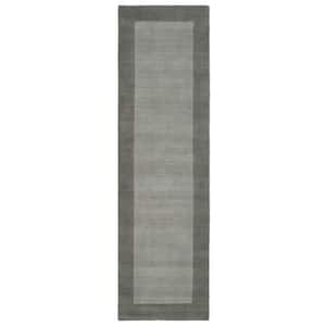 Dominion Grey 2 ft. 6 in. x 8 ft. 9 in. Runner Rug