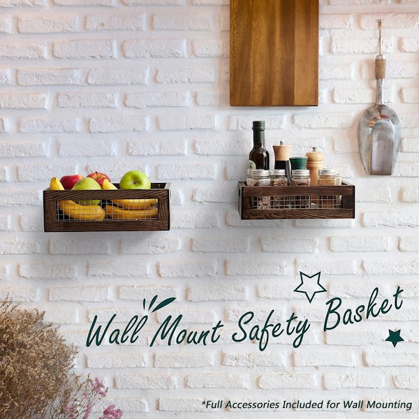 Nesting Storage Baskets | 3 Piece Decorative Shelf Storage Basket Set