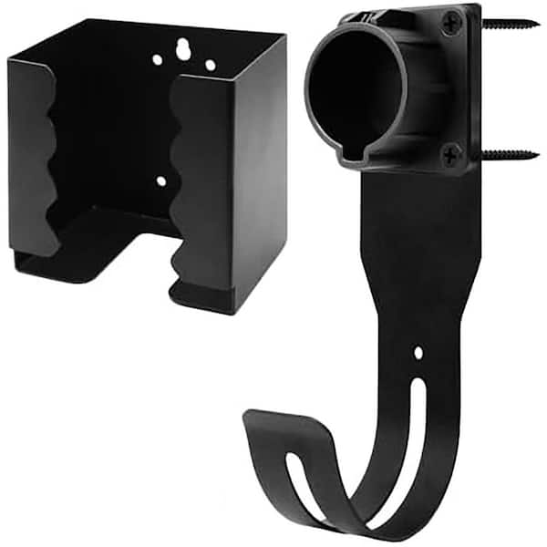 Electric Vehicle Wall Mount Kit SAE J1772 Charger Holster with Cable Organizer and Charging Box Holder Outdoor Indoor