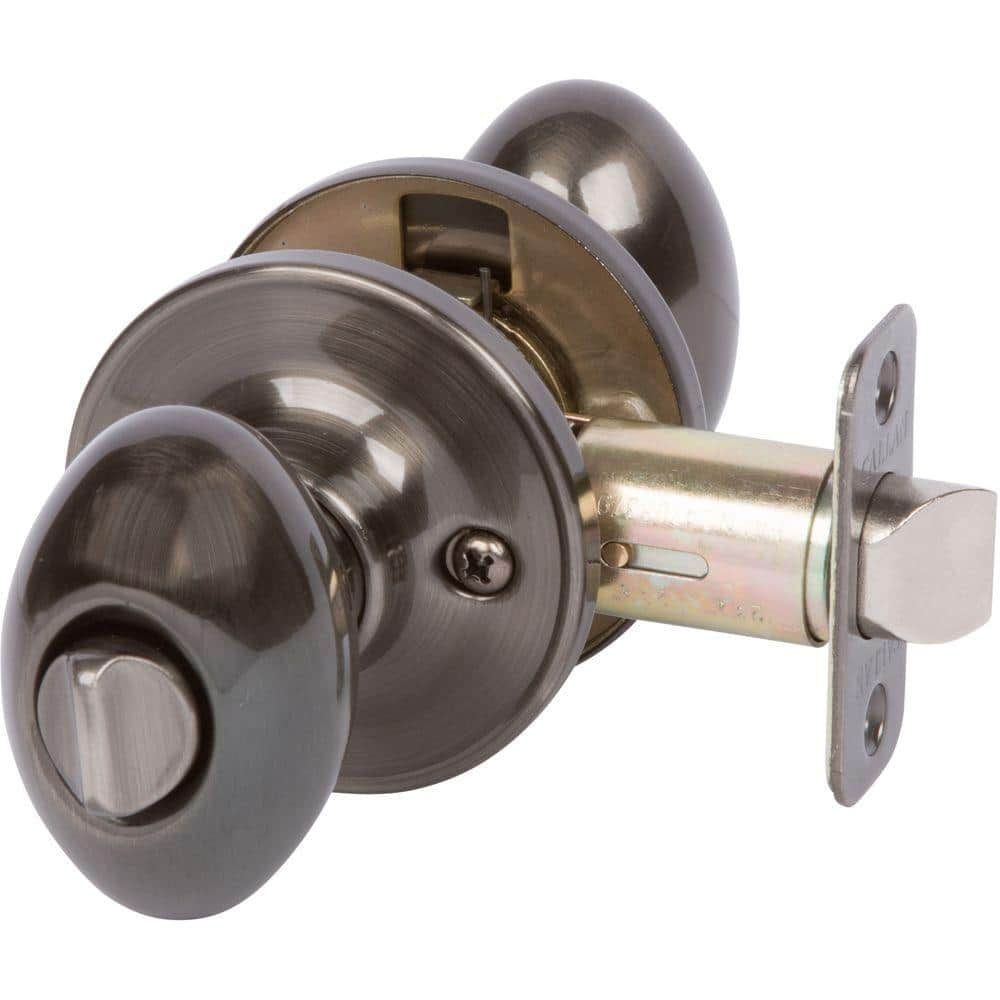Carlyle Antique Nickel Bed/Bath Door Knob