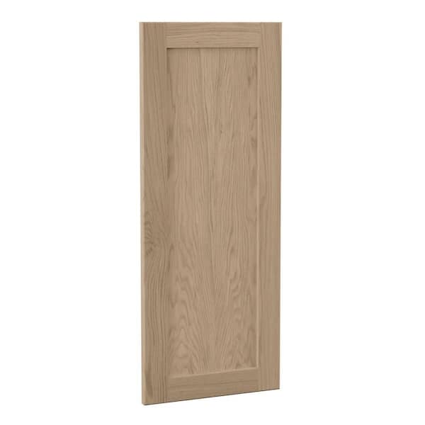 Hampton Bay Sinclair 11 in. W x 29.375 in. H x 0.75 in. D Wall Decorative End Panel in Shaker Light Oak