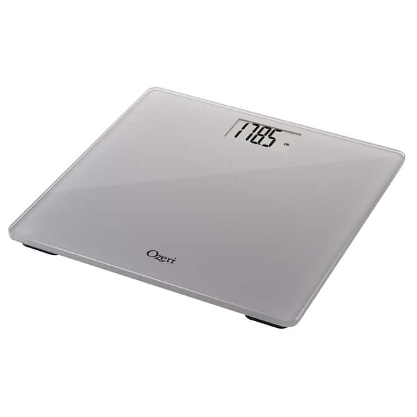 1pc Rechargeable White Tempered Glass Weighing Scale,High